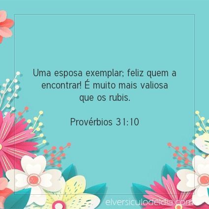 Imagem Verso do dia Provérbios 31:10