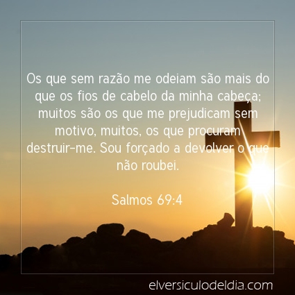 Imagem Verso do dia Salmos 69:4