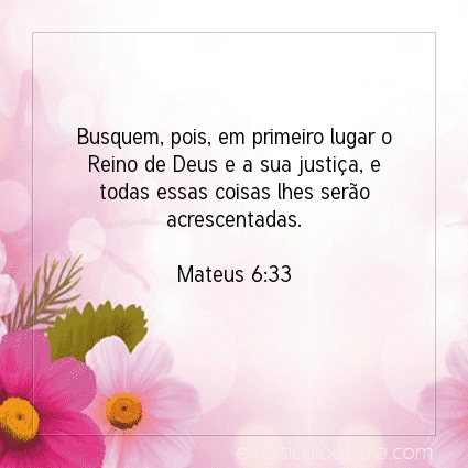 Imagem Verso do dia Mateus 6:33