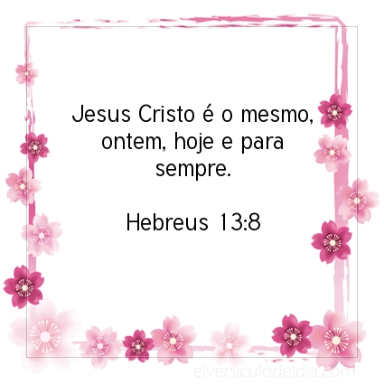 Imagem Verso do dia Hebreus 13:8