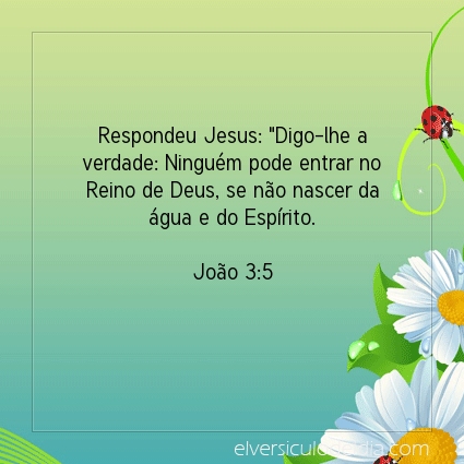 Imagem Verso do dia João 3:5