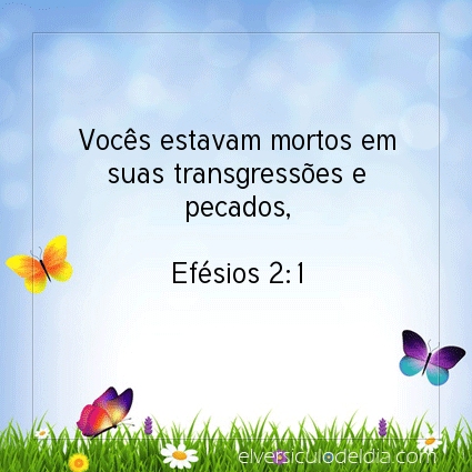 Imagem Verso do dia Efésios 2:1