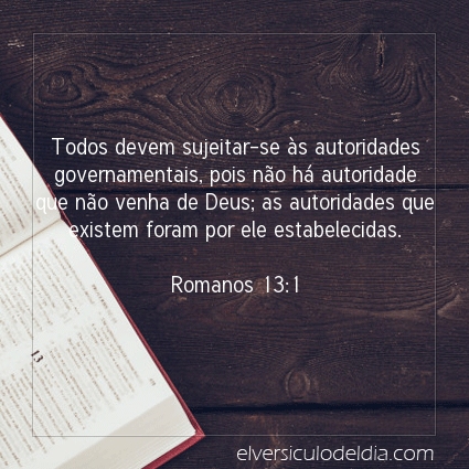 Imagem Verso do dia Romanos 13:1