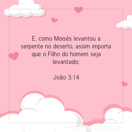 Imagem Verso do dia João 3:14