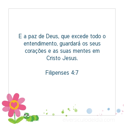 Imagem Verso do dia Filipenses 4:7