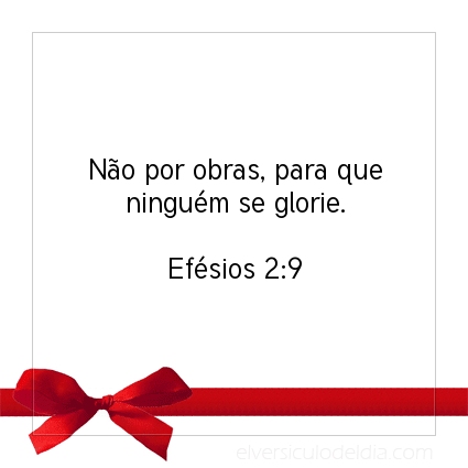 Imagem Verso do dia Efésios 2:9