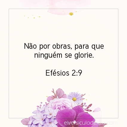 Imagem Verso do dia Efésios 2:9