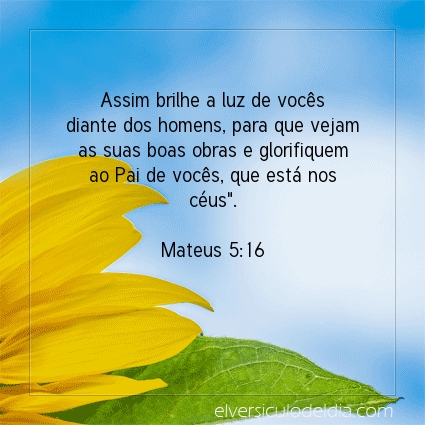 Imagem Verso do dia Mateus 5:16