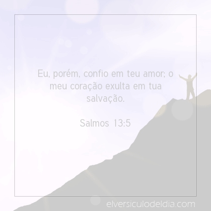 Imagem Verso do dia Salmos 13:5