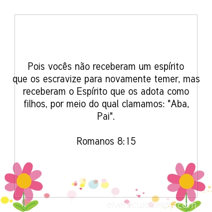 Imagem Verso do dia Romanos 8:15