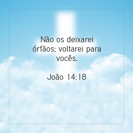 Imagem Verso do dia João 14:18