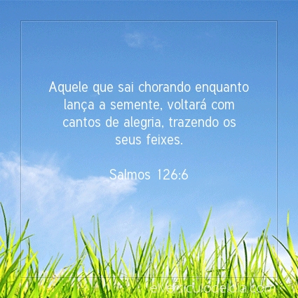 Imagem Verso do dia Salmos 126:6