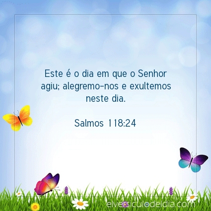 Imagem Verso do dia Salmos 118:24