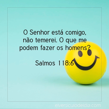 Imagem Verso do dia Salmos 118:6