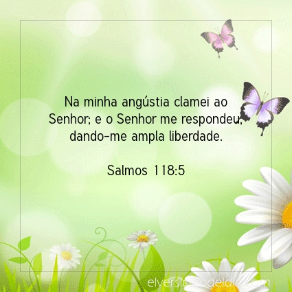 Imagem Verso do dia Salmos 118:5