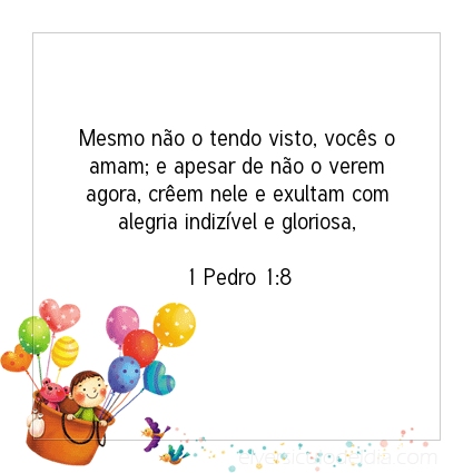 Imagem Verso do dia 1 Pedro 1:8