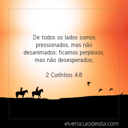 Imagem Verso do dia 2 Coríntios 4:8