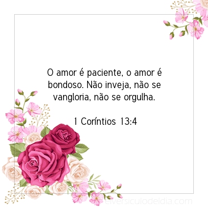 Imagem Verso do dia 1 Coríntios 13:4