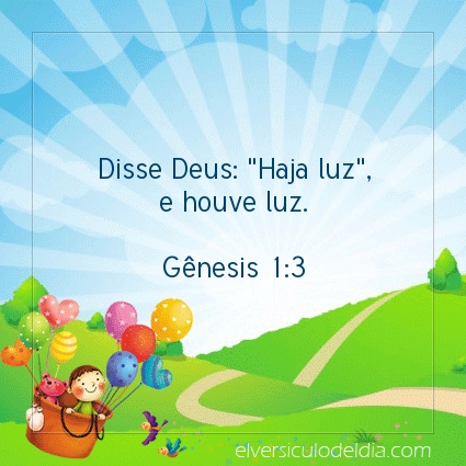 Imagem Verso do dia Gênesis 1:3