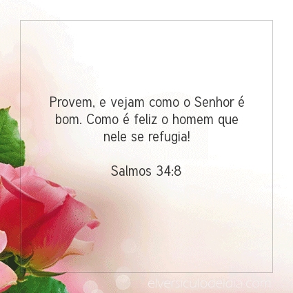 Imagem Verso do dia Salmos 34:8
