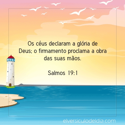 Imagem Verso do dia Salmos 19:1