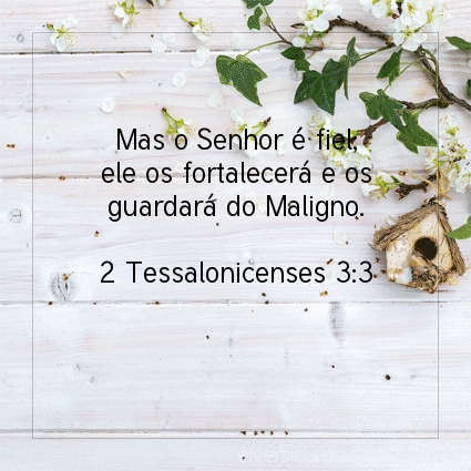 Imagem Verso do dia 2 Tessalonicenses 3:3