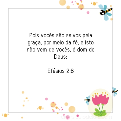 Imagem Verso do dia Efésios 2:8