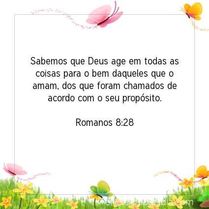 Imagem Verso do dia Romanos 8:28