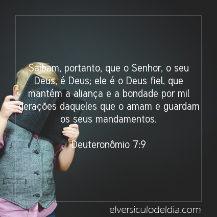 Imagem Verso do dia Deuteronômio 7:9