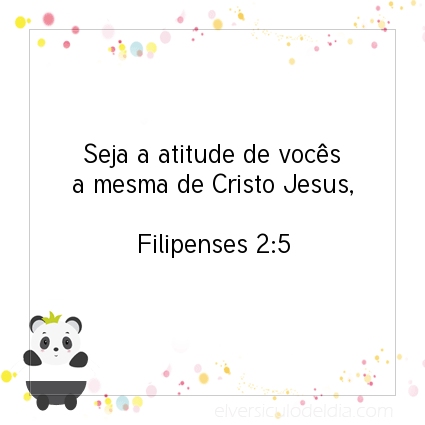 Imagem Verso do dia Filipenses 2:5