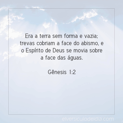 Imagem Verso do dia Gênesis 1:2