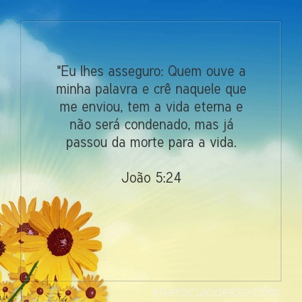 Imagem Verso do dia João 5:24
