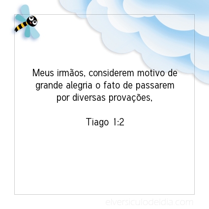 Imagem Verso do dia Tiago 1:2