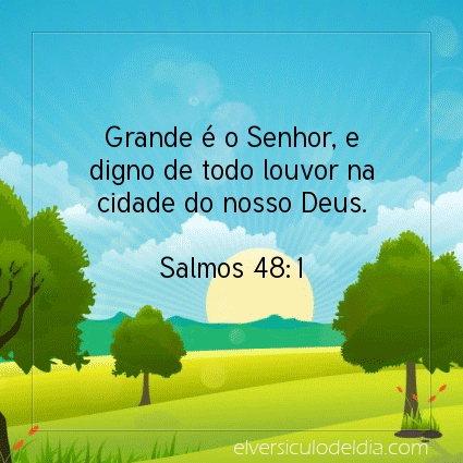Imagem Verso do dia Salmos 48:1