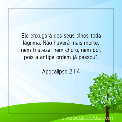Imagem Verso do dia Apocalipse 21:4