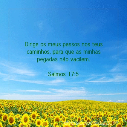 Imagem Verso do dia Salmos 17:5