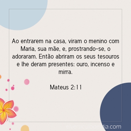 Imagem Verso do dia Mateus 2:11