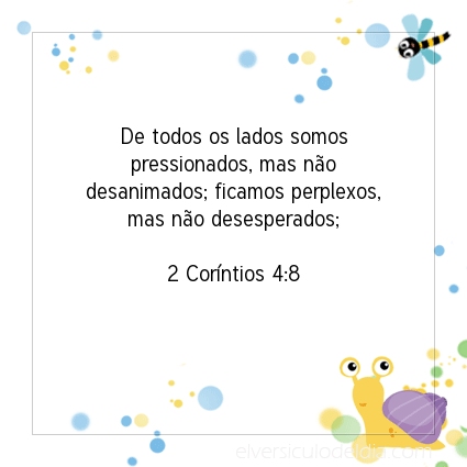 Imagem Verso do dia 2 Coríntios 4:8