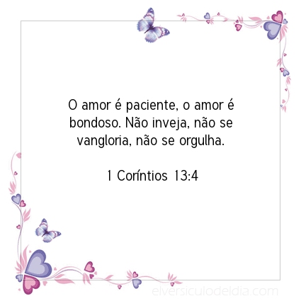 Imagem Verso do dia 1 Coríntios 13:4