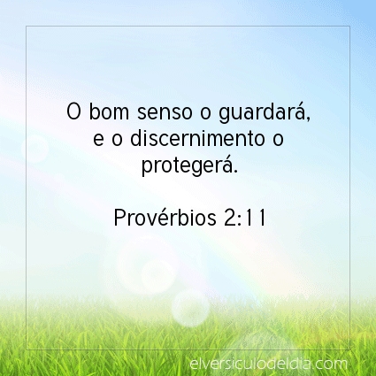 Imagem Verso do dia Provérbios 2:11