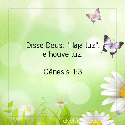 Imagem Verso do dia Gênesis 1:3