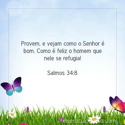 Imagem Verso do dia Salmos 34:8