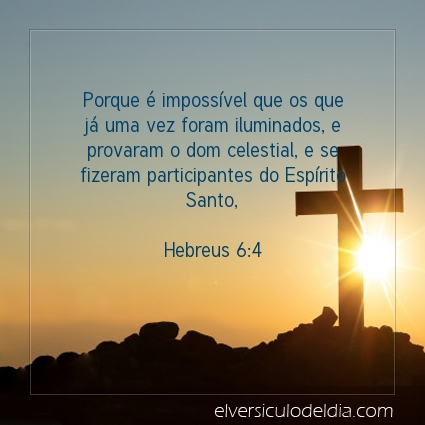 Imagem Verso do dia Hebreus 6:4