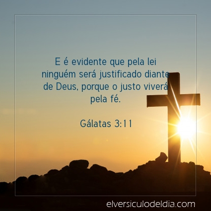 Imagem Verso do dia Gálatas 3:11