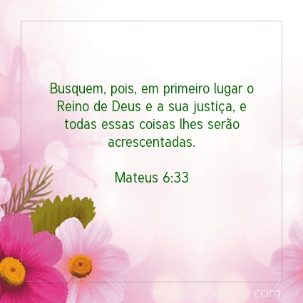 Imagem Verso do dia Mateus 6:33
