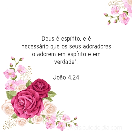 Imagem Verso do dia João 4:24