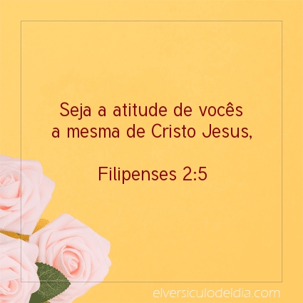 Imagem Verso do dia Filipenses 2:5