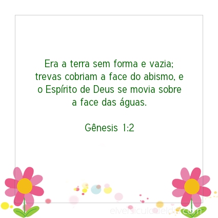 Imagem Verso do dia Gênesis 1:2