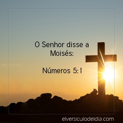 Imagem Verso do dia Números 5:1