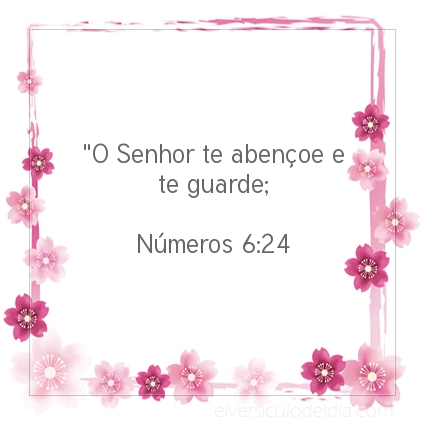 Imagem Verso do dia Números 6:24